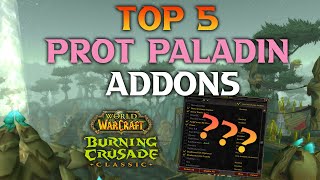 Top 5 BEST Addons For Prot Paladin in TBC!