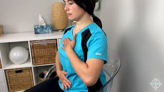 Seated Belly Breaths - Covid Physical Therapy - Exercises