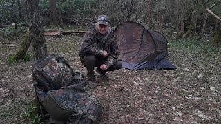 Flecktarn gear - Group camp in the woods.