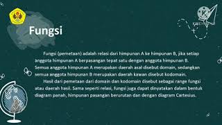 FUNGSI DAN RELASI