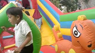 DJ  bermain balon pompa#anak-anak bermain balon pompa