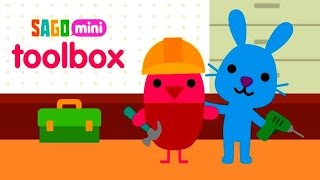 Sago Mini Toolbox | Саго Мини Мастерская - Развивающий мультик (ИГРА) | Children's cartoon game