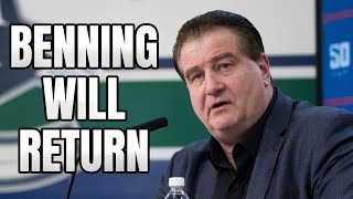 Jim Benning to Return as Canucks General Manager in 2021-22