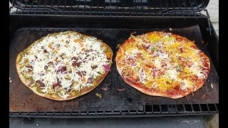 Making Pizzas on the Grill.