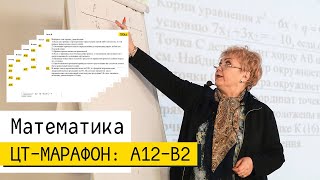 Разбор ЦТ и РТ 2019 по математике | А12-В2