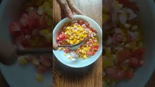 Healthy Corn Salad recipe | Quick and easy 2 min. salad recipe | Ruchira