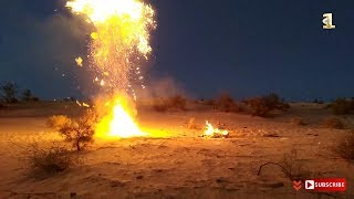 What happens to the paint flask in the fire?/Spray Paint vs  fire