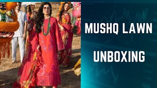 Mushq luxury lawn collection 2023 unboxing #mushqpk #mushq #unboxing