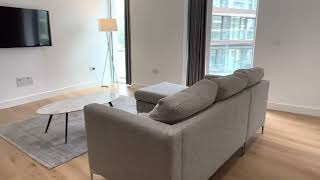 Luxury 1 bed apartment , London Docks, Admiralty Hse, balcony, leisure facilities + golf simulator