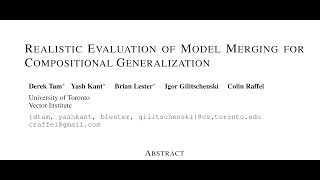 [QA] Realistic Evaluation of Model Merging for Compositional Generalization