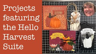 Hello Harvest Suite Projects - cards and tags!