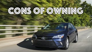 What are the cons of owning a Toyota Camry VII generation?