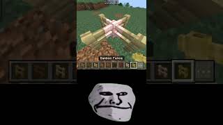 MINECRAFT LOGIC. #minecraft #trollface #viral #trending #shorts #viral #vishalgamer7655