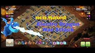 TH14 Non Max Electro Dragon War Attacks | TH14 War Attack Strategy | Power Of Electro Dragon