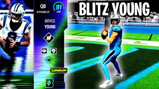 BRYCE YOUNG GETS A BLITZ UPGRADE | MADDEN 24 ULTIMATE TEAM GAMEPLAY