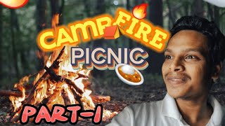 Outside cooking campfire|beastyfull|so call vlog