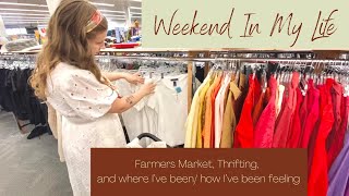 Weekend Vlog: Thrifting, Farmers Market, and Body Image