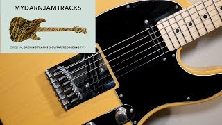 Easy Country Rock Backing Track in A