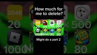 How much for me to delete? #phonk #viral #shorts #howmanylikeformetodelete