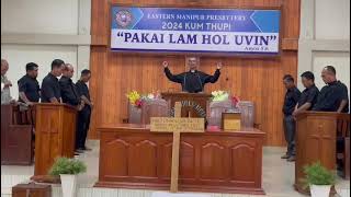 Farewell to Upa T. Lhunkhojam Baite on 27/8/2024 at Moreh Town Presbyterian Church