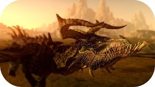 Total War: Warhammer II ⚡️ Black Dragon - Feral Stegadon Fighting Animations