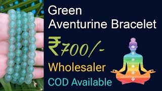 Green Aventurine Bracelet 🔮 Healing Crystals | WhatsApp: 6261559299