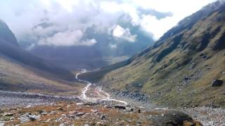 Har ki dun valley from up hill