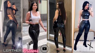 Leather Leggings Dreams | The Ultimate Confident Statement! | TOP 5 How To Style Shiny Leggings Blog