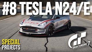 GT7 | #8 Tesla Model 3 N24/E Race Car Build Tutorial | Special Projects