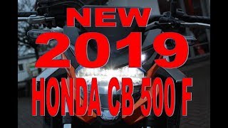 2019 Honda CB 500 F Walkaround + Detail + SOUND 4K