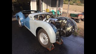 Triumph TR3 1st Start in Over 40 Years