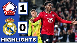 🔴Lille vs Real Madrid (1-0) Extended HIGHLIGHTS | UEFA Champions League