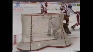 Gretzky is on fire! World Champs Чемп. мира 1982.04.22 USA Canada США-Канада all goals