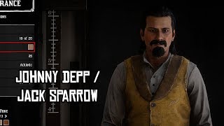 Red Dead Online Johnny Depp Inspired Online Character