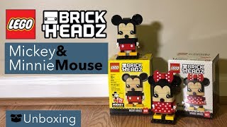 Unboxing: LEGO BrickHeadz Mickey & Minnie Mouse - Disney Merch - EricRovtar.com