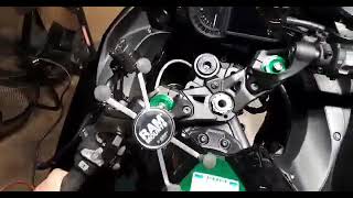 2018 Kawasaki Ninja H2 SX SE - Ram Mount Clutch Mount location