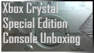 Original Xbox Crystal Special Edition Console and controller Unboxing!