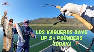 Los Vaqueros Gave up 5 plus pounders today. LV Boat Edition.