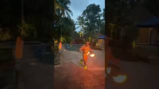 FIRE THROWER KALIBLOOM HOUSE MIAMI FLORIDA CONTENT HOUSE SGO SQUAD OUTSIDE FIRE DANCER #Shorts