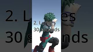 deku workout daily #anime #animeedit #animeworkout