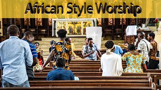 A Small Church Service In A Mostly Muslim Country- Anglican Church Stone Town Zanzibar