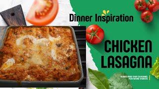 Lasagne with Ground Chicken