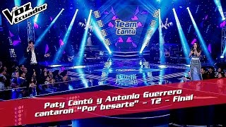 Paty Cantú y Antonio Guerrero cantaron "Por besarte" - Final - T2 - La Voz Ecuador