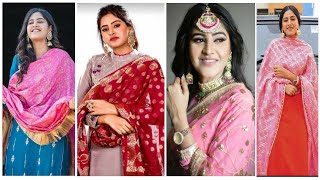 Baani Sandhu's Punjabi SUITS Collection//By girls fashion trend