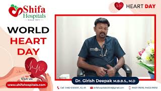 World Heart Day 2023 l Dr. Girish Deepak #ShifaHospitals #Tirunelveli #BestHospitals