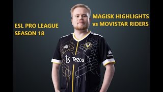 Magisk VS MOVISTAR RIDERS in LESS than 2 MINUTES | Highlights from VITALITY vs MOVISTAR RIDERS