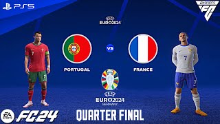 FC 24 - Portugal vs. France - EURO 2024 Quarter Final Match | PS5™ [FullHD]