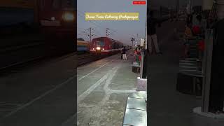 Demu Train Entering Pratapnagar Station|#indianrailways #indiantrain #trainlover