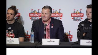 Rutgers Football press conference ahead of the 2021 TaxSlayer Gator Bowl