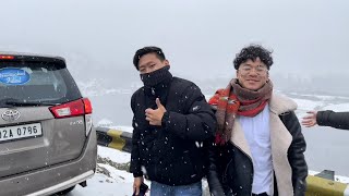 Bumla Pass ❄️ , Pt Tso Lake ⛄️ with Arunachal Idol team.